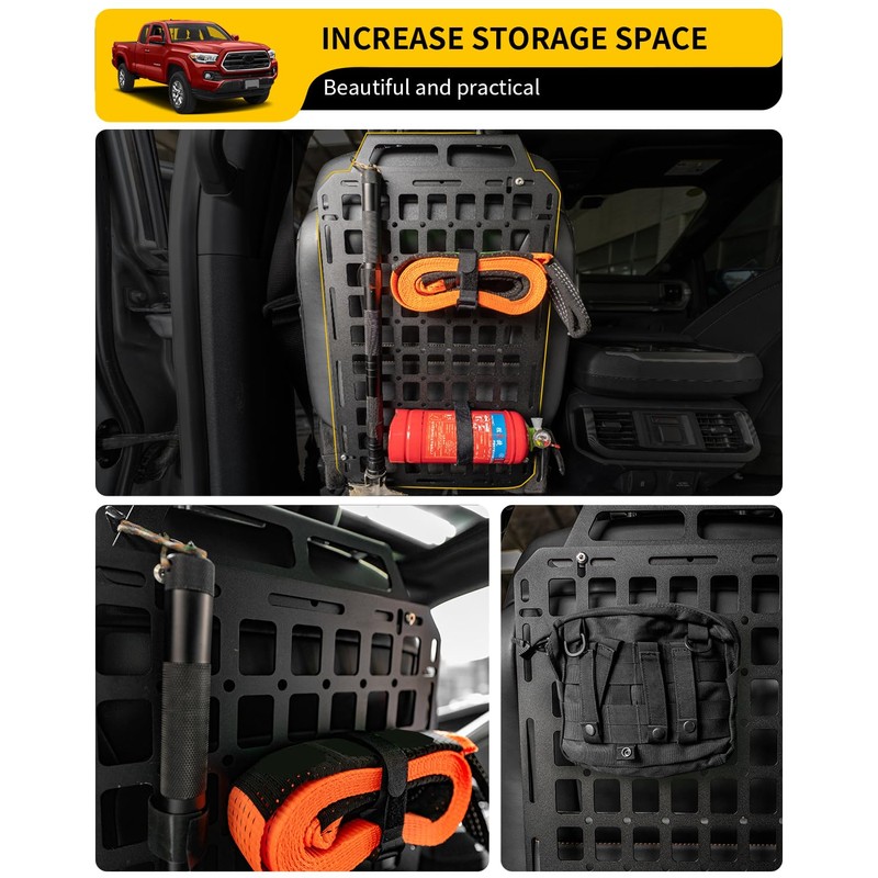 Maxzina Tactical Seat Back Molle Panel Compatible with 2015-2025 Ford