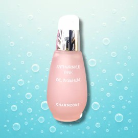 Charmzone 참존 안티 링클 핑크 오일 인 세럼 30ml 장미성분 빛나는 피부완성