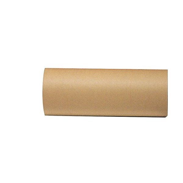 SchoolSmart Kraft Paper Roll, 50 lb, 1000', Brown