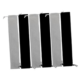 FRCOLOR 6pcs Soprano Recorder Pouch Lightweight Drawstring Flute Storage Bag Soft Cloth Clarinet Organizer for Easy Carrying and Protection for Musicians