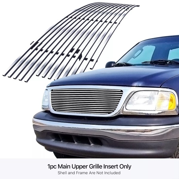 Grilleworld For 1999-2003 Ford F-150/Harley Davidson/Light