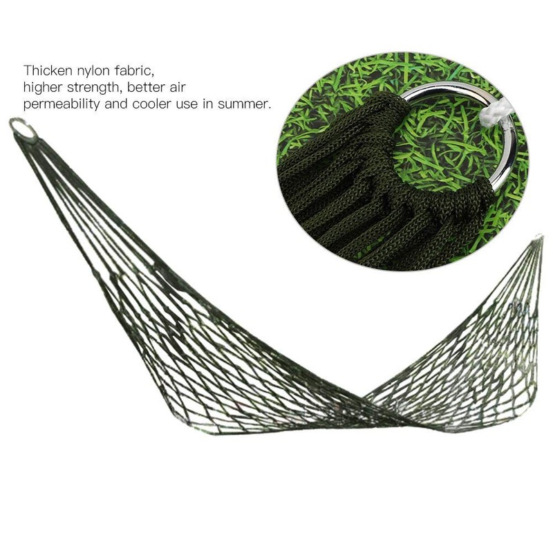 Mesh Hammock, Multi-Functional Hammock Sleeping Net Bed for Hiking Single