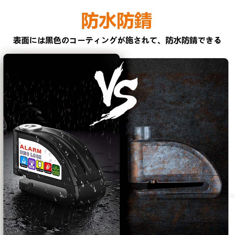 OFFBAIKU Bike Lock, Open and Close Alarm, 2024 Newest Model,