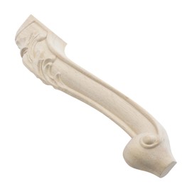 T Tulead 300mm/11.8" Height Wooden Furniture Legs Unfinished Sofa Feet Replacement Decorative Cabinet Feet Couch Wardrobe Legs Pack of 4