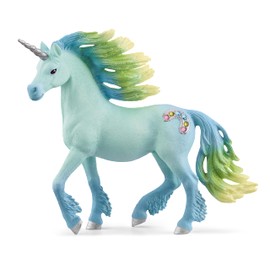 SCHLEICH Bayala - Juguete de Unicornio para niñas y niños a Partir de 5 años, Semental de Unicornio malvavisco
