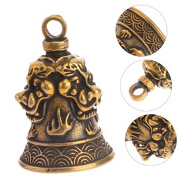 VINTORKY Nativity Craft Metal Keychain Christmas Hanging Bell Rustic Bells Miniature Bells Vintage Decor Feng Shui Keychain Mini Tiny Bells Bell Keyring Bag Brass Charm Men and Women