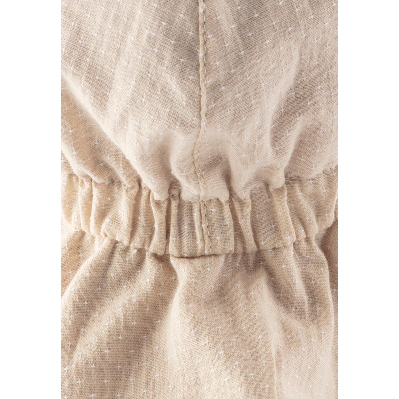Sterntaler Girls' Children's Reversible Printed Sun Hat with Dots, beige,