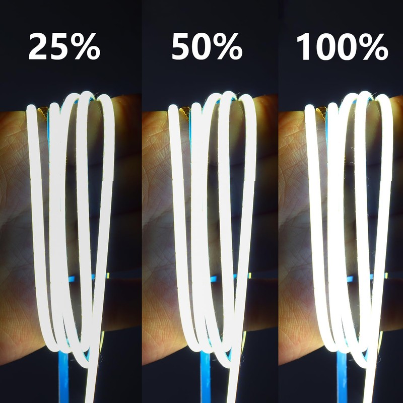 COB LED Strip 24 V Cool White 6000 K 2