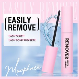 Mavphnee Cluster Lash Glue Remover Quick-Dissolving False Eyelash Remover for Easy Removing Lash Bond and Seal Safe Formula Lash Extension Clusters Remover 4.5ml Cluster Eyelash Extensions Remover