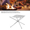 Outdoor Portable Fire Pit Folding Bonfire Rack Camping Barbecue Mesh