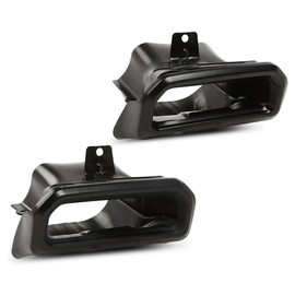CHEDA Exhaust Tip Compatible with Chevy Silverado 1500 2019-2024/Compatible with GMC Sierra 1500 2019-2024 Black
