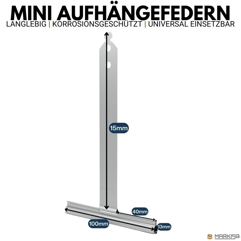 markiso | Roller shutter suspension spring locking spring steel spring