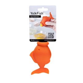 Silicona YolkFish Squeeze peces labios tragar liberación separador de huevo cocinar y hornear herramienta de Peleg Diseño