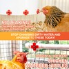 ZenxyHoC Horizontal Chicken Waterer Nipples, Automatic Poultry Watering System with