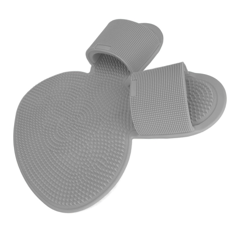 Foot Scrubber Shower Mat with Strong Suction Cups Prevent Slip
