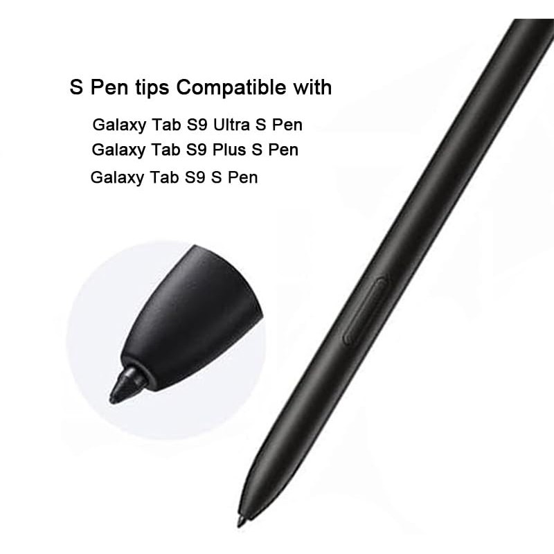 5 PCS Galaxy Tab S9 S Pen Soft Tips/Nibs Compatible