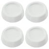 Spares2go Universal Anti Vibration Rubber Feet Pads for all makes of Washing Machine (Pack of 4, Non Slip, White, 64mm x 57mm x 45mm)