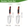 HARFINGTON 12pcs Garden Hand Shovels 11.81 x 2.95 Aluminum Transplanting