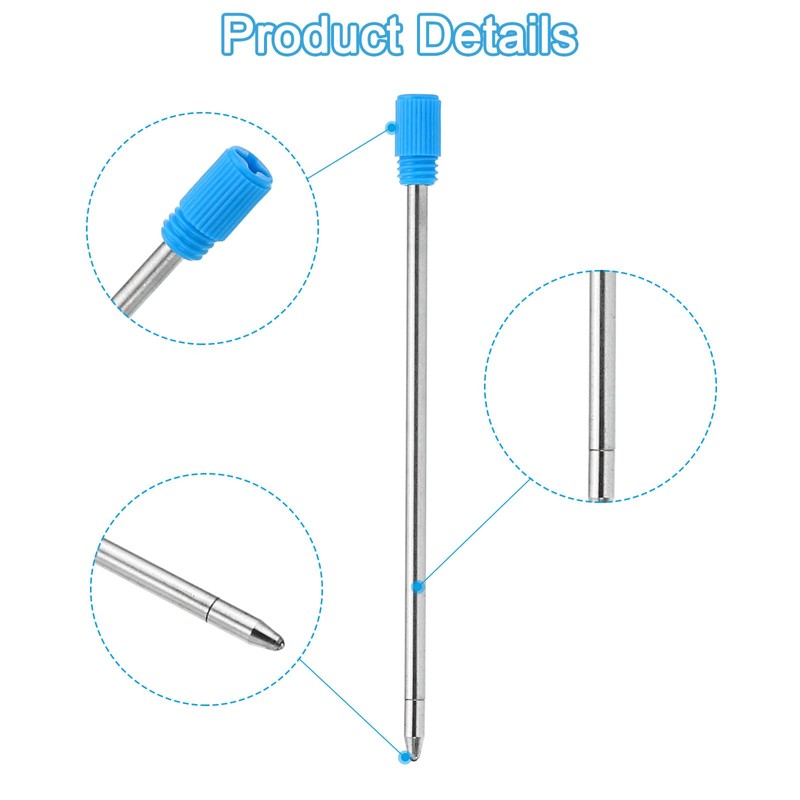PATIKIL 0.6mm Ballpoint Pen Refill, Pack of 20 Ballpoint Pen