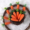 KUMSODE Pack of 12 Simulation Carrots Artificial Vegetables Home &