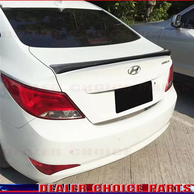 Hyper Wings For 2012-2017 Hyundai Accent Sedan GLOSS BLACK Factory