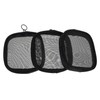 DECHOUS Portable Mesh Makeup Bag with Zipper Toiletry Organizer for