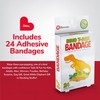 BioSwiss Bandages, Dinosaur Shaped Self Adhesive Bandage Set, Latex Free,