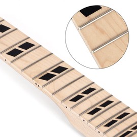 Electric Guitar Neck For ST Guitars Replacement Bolt-on C Shape Canada Maplewood (22 Fret Parallelogram Maple)