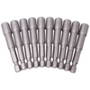 Gasea 10Pcs Magnetic Nut Setter Driver Drill Bit Set 1/4"