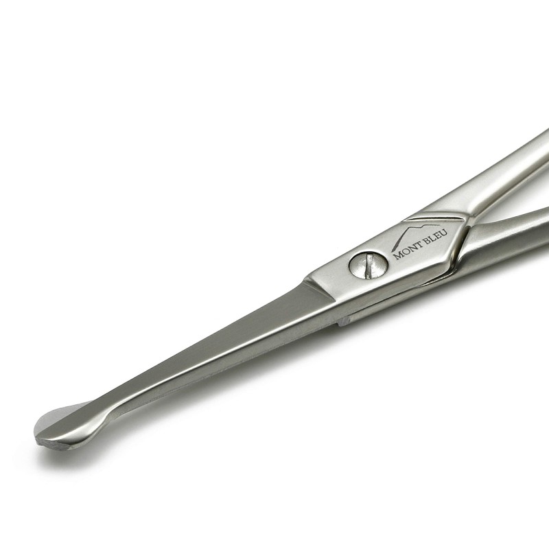 Mont Bleu Ear & Nose Hair Scissors, Straight Blades, Carbon