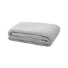 Bambury Microplush Throw Rug, Silver