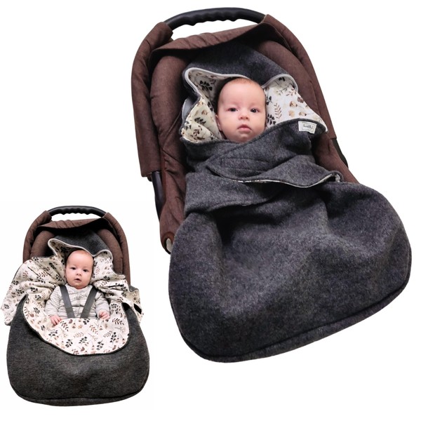 SWADDYL Baby Footmuff Swaddle Blanket Maxi Cosi Blanket, Baby Blanket