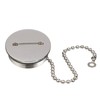 Attwood Replacement Stainless Steel 2" Deck Fill Cap with Chain