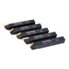 Accusize Industrial Tools 1/2'' 5 Pc Indexable Turning Tool Set,