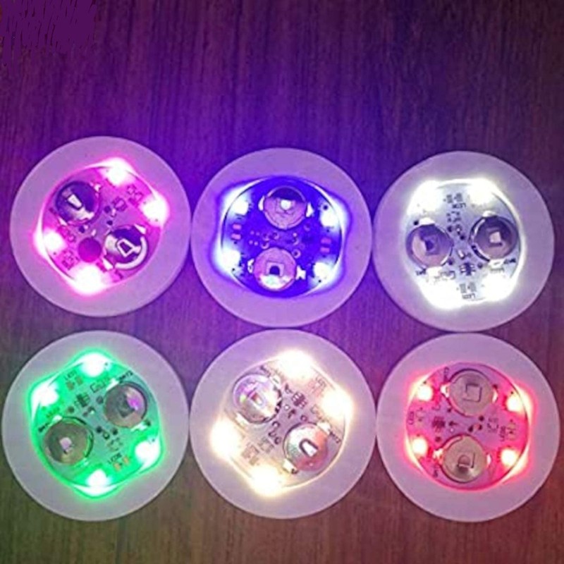 LED Coasters 12-Pack, 7 Colour Settings, Light Up Coasters for