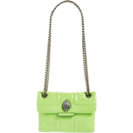Kurt Geiger London Mini Kensington Union Jack Leather Crossbody Bag - Green