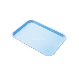 Dental Flat Instrument Set-Up Tray Size F Mini Autoclavable Size F Plastic Trays (Pink)