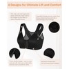DotVol Women's Front Closure Bra Back Support Posture Correction Bra