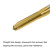 QUARKZMAN Metric Tap M3.5 x 0.6 Titanium Coated Cobalt HSS