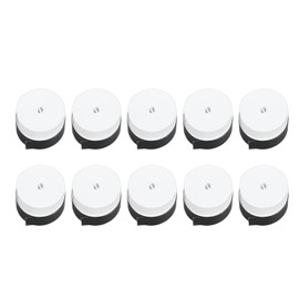 10Pcs Tennis Racket Grip Tape Anti Slip Comfortable Sweat Absorbent Badminton Racket Overgrips for Fishing Rods Squash Racket White