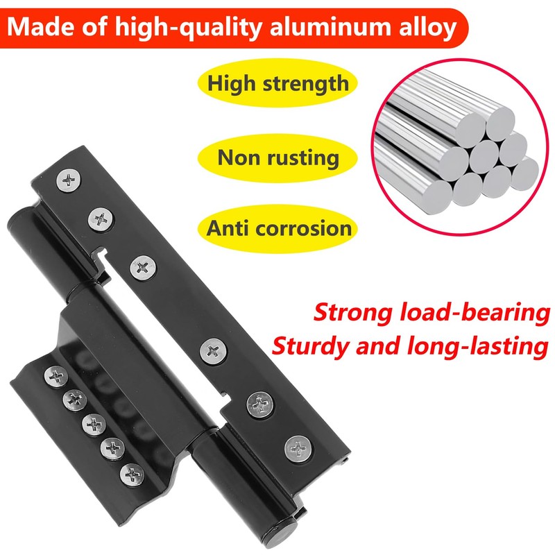 Qrity 2 PCS Casement Window Hinge Casement Door Hinges, 150mm