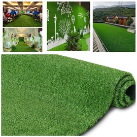 Petgrow Artificial Grass Turf Lawn 3FTX31FT,Economy Indoor Outdoor Synthetic Grass Mat, Backyard Patio Garden Balcony Rug, Rubber Backing/Drainage Holes