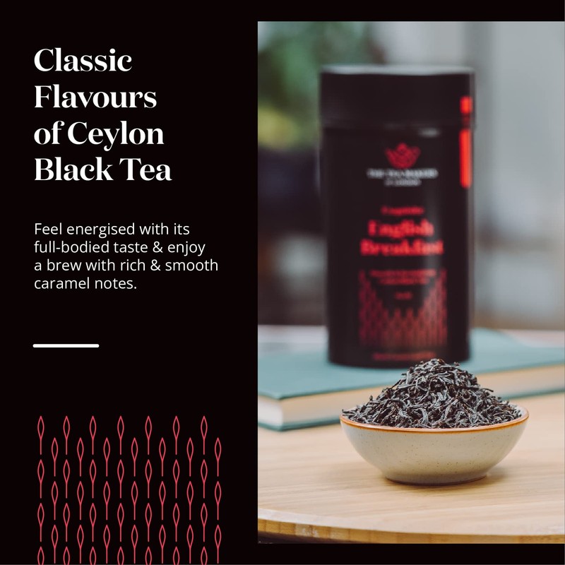English Breakfast Tea Loose Leaf - Sri Lankan Ceylon Tea