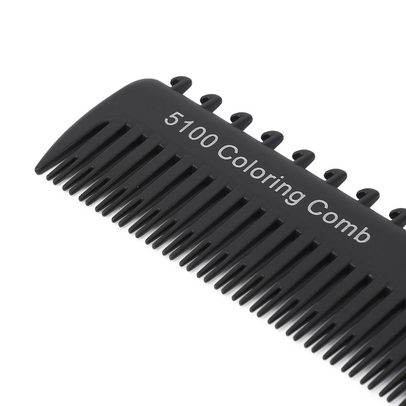 Highlighting Clip Comb,Durable Plastic Tail Comb with Hook Teeth,Fine Tooth