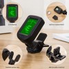 Jognee Guitar Tuner/Tuner, Clip-on Tuner for Guitar, Bass, Violin, C-Ukulele,