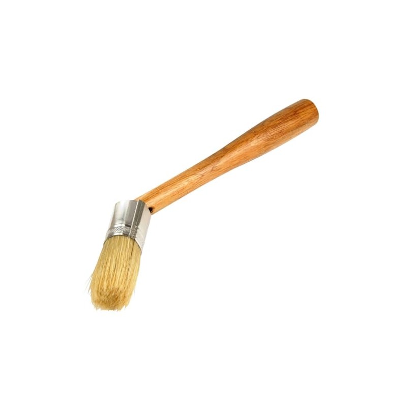 Steelman Euro Lube Angled Applicator Brush with Stiff Bristles for
