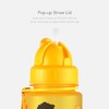 LittleLife Children's Water Bottle With Easy-Access Lid & Straw,Yellow, 400ml