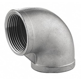 3" 316 Stainless Steel 150# Threaded 90 Degree Elbow Pipe Fitting