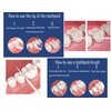 LBY Plastic Toothpicks, Interdental Toothpicks with Brush and Flat Rhombus