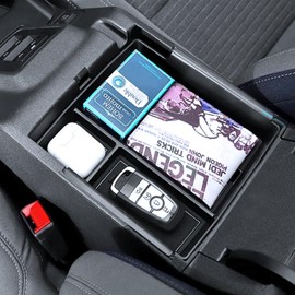 EVGoXMods Center Console Organizer Compatible with Ford Bronco 2/4 Door 2024 2023 2022 2021, Armrest Storage Tray Insert Interior Accessories